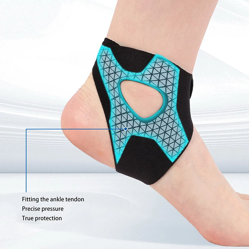 SU 1Pc Ankle Brace Strap Compression Stabilizes Tendons Motion Fixation Prevents - size and dimensions