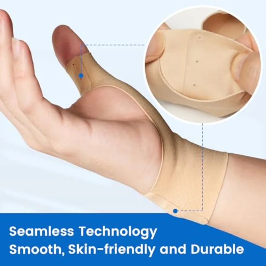 Thumb & Wrist Compression Sleeves (2-Pack) – Arthritis & Tendonitis Support - alternate view