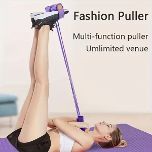 Resistance Band Pull Rope Set – 4-Tube Full-Body Home Workout Trainer