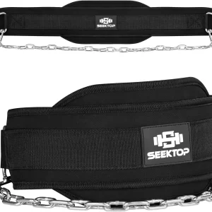 Weighted Dip Belt – Neoprene Waist Belt for Pull-Ups, Dips & Squats, 350lb Capacity