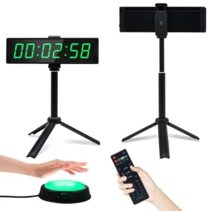 Gym Timer Clock – Large Digital Wall Stopwatch & Countdown Timer for Home Gym