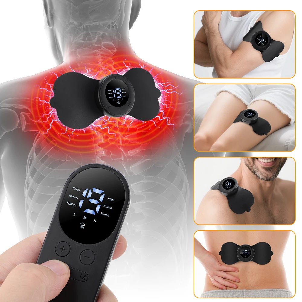 Wireless Heating Muscle Stimulator Electric Cervical Neck Massager Low Frequency 6 - close-up detail