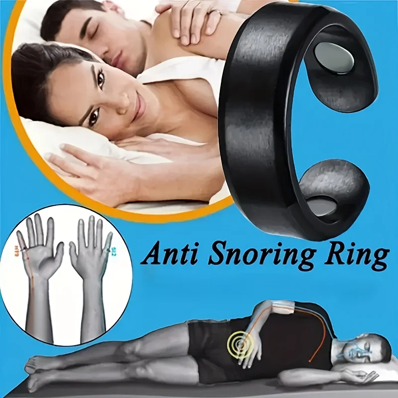 Acupressure Anti-Snoring Rings 3-Pack – Battery-Free Bedtime Ritual for Better Sleep - close-up detail