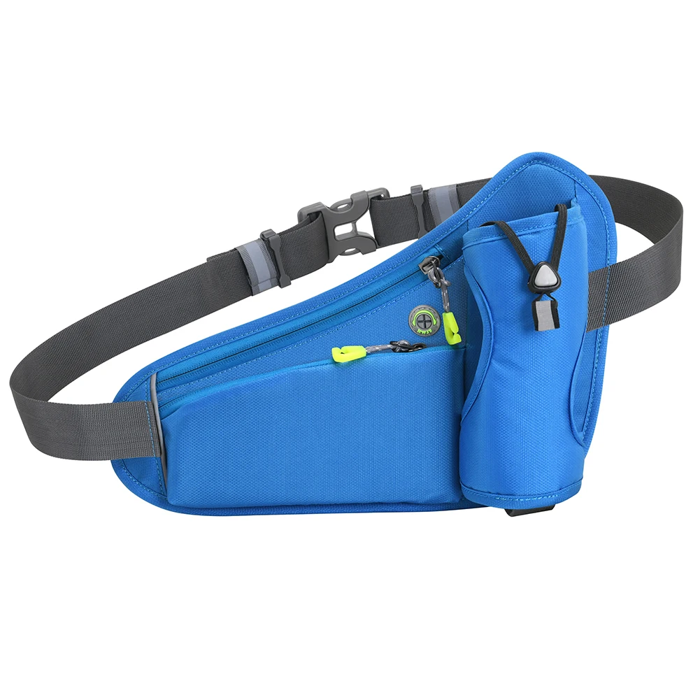 Running Waist Bag with Water Bottle Holder – Hydration Belt for Phone & Keys - view 11