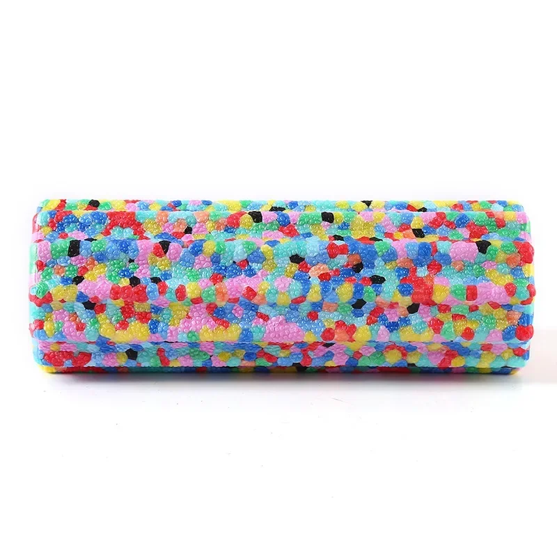Mini Foam Roller 15cm – Travel Muscle Massage Roller for Calves & Feet - close-up detail