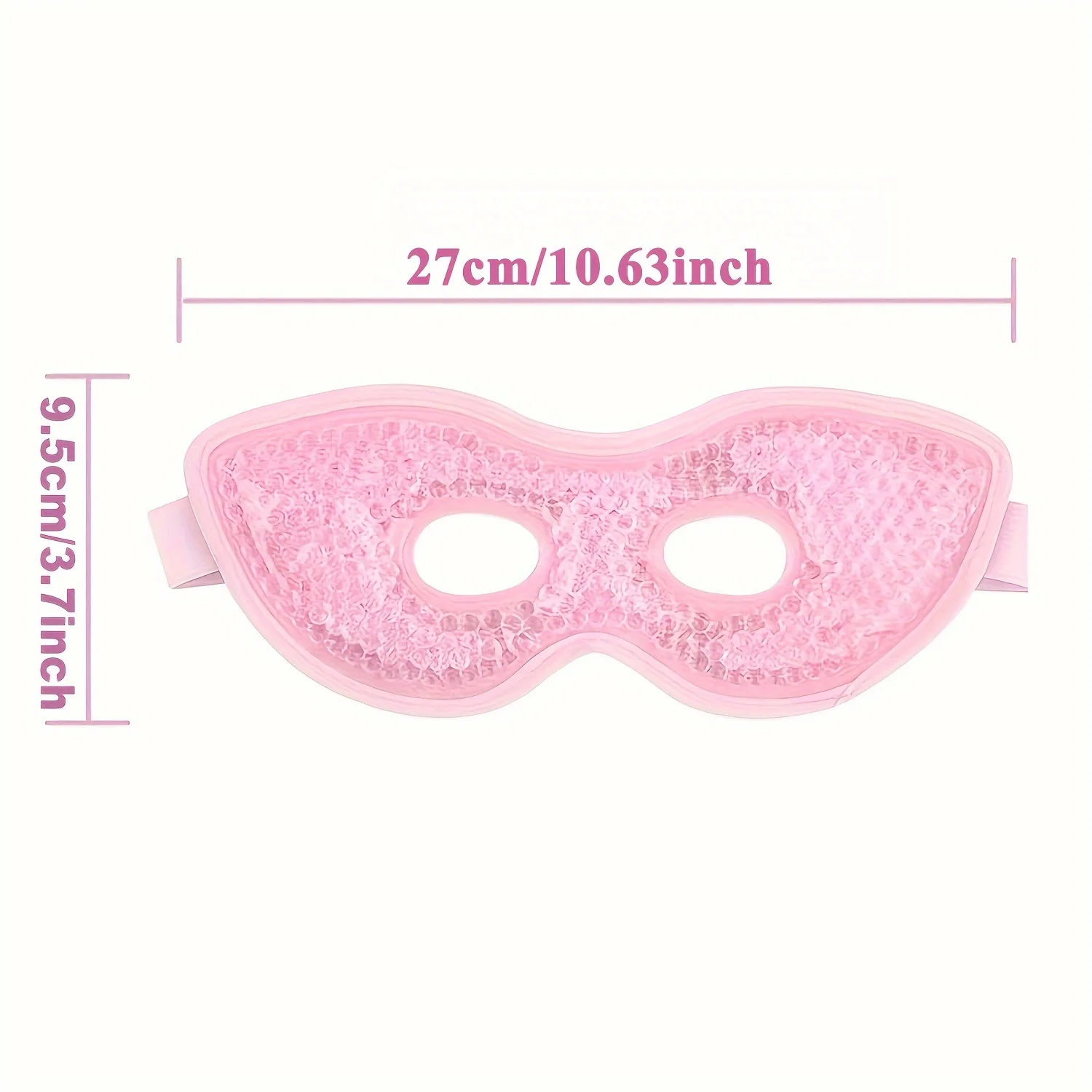 Cooling Gel Eye Mask – Reusable Hot & Cold Compress with Eye Holes - color options
