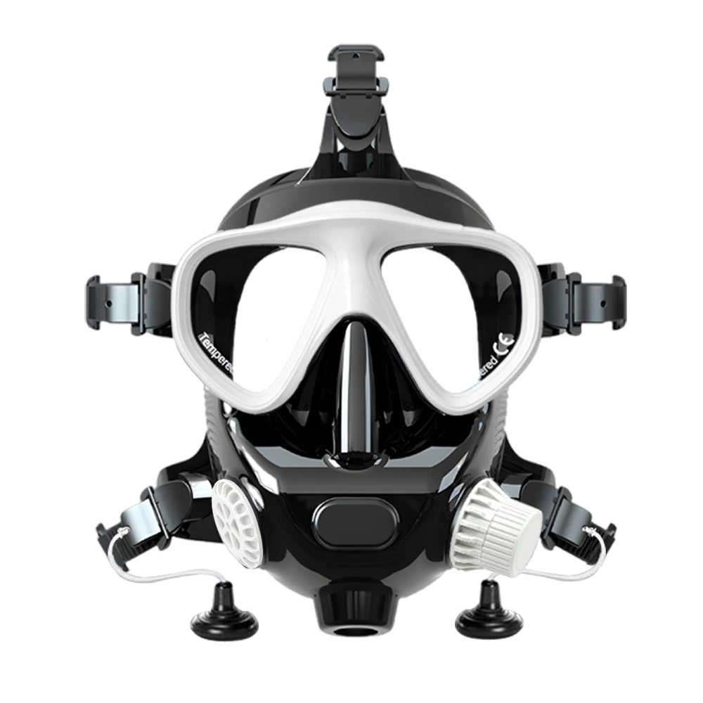 Full-Face Snorkel Mask – 180° Panoramic View, Silicone Seal, Dry-Top Snorkel - packaging