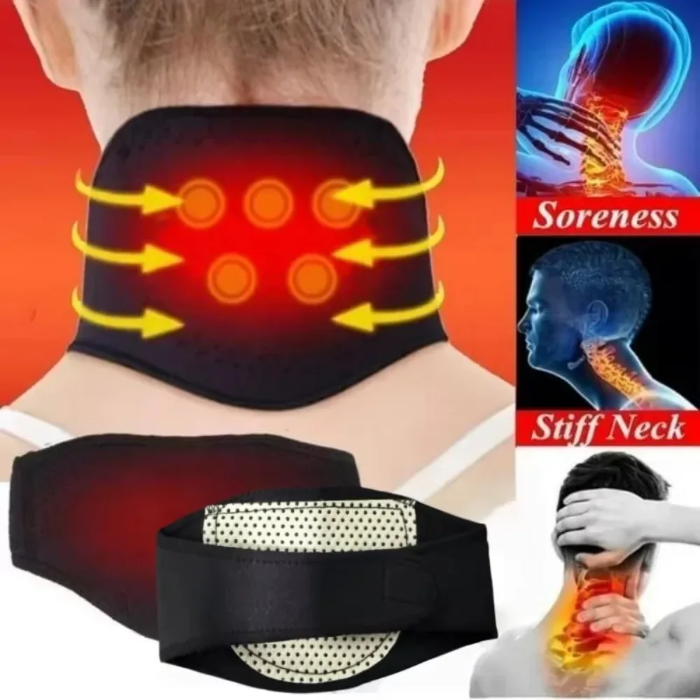 Self-Heating Neck Support – Magnetic Warming Neck Brace