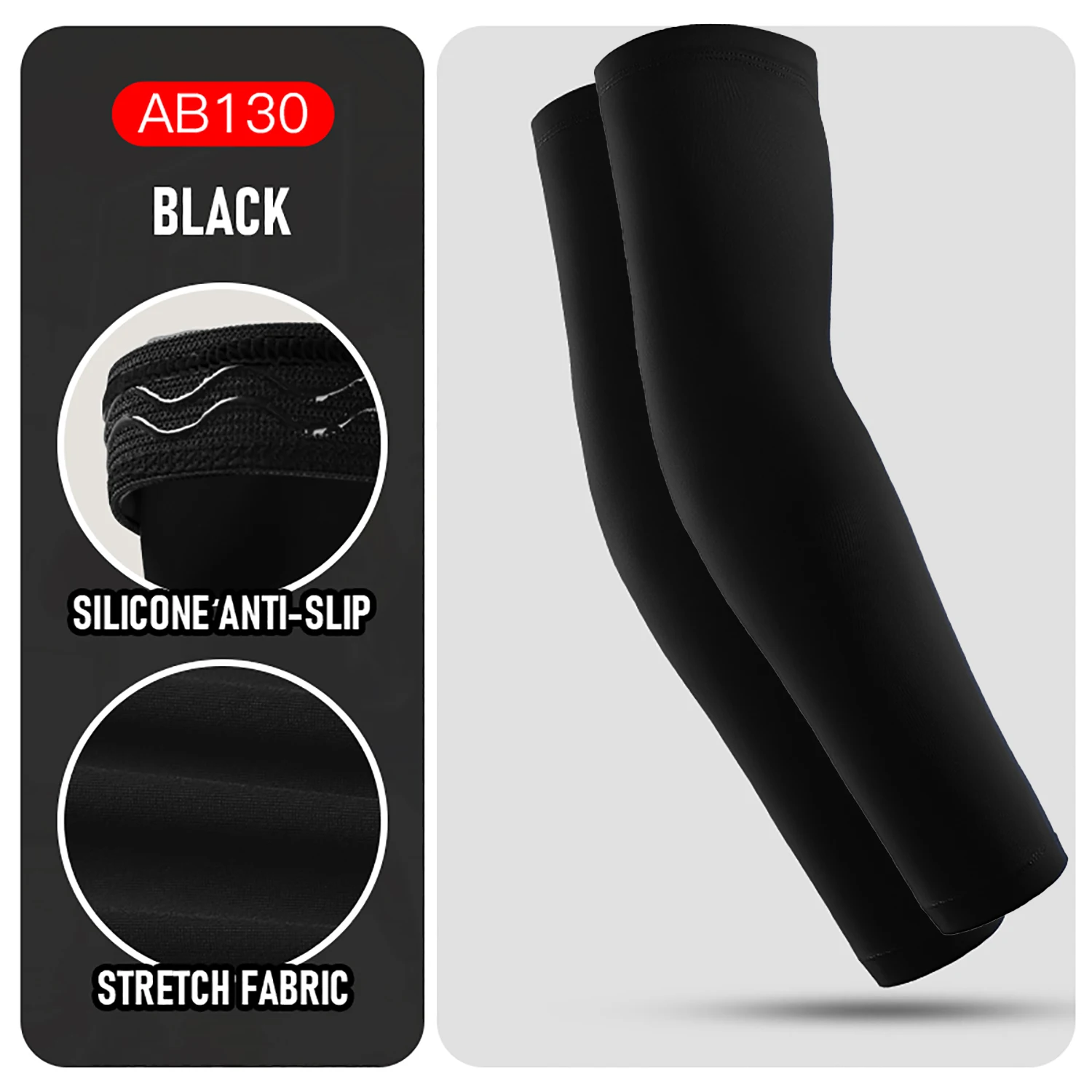 Elbow Compression Sleeve – Breathable Support for Cycling, Running & Basketball - side view
