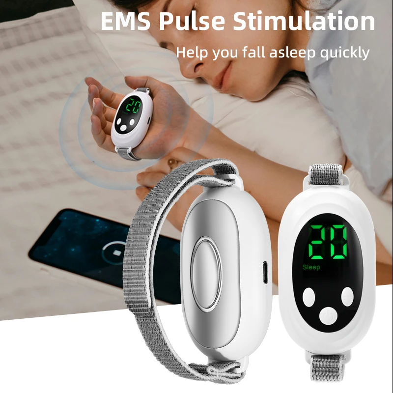 Microcurrent Sleep Aid Device – 20 Intensity Levels, Handheld Wind-Down - close-up detail