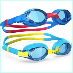 Kids Swim Goggles Ages 3–10 – Anti-Fog, UV, with Travel Case