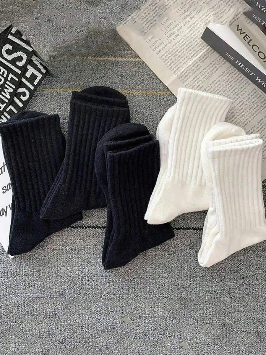 Mid-Calf Sports Socks – Odor-Resistant Moisture-Wicking Cushioned Socks - size and dimensions