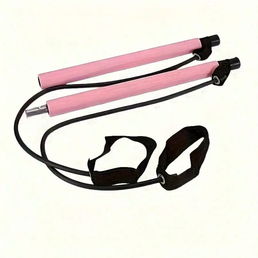 Pilates Bar Kit with Resistance Bands – Portable Home Pilates Set - close-up detail