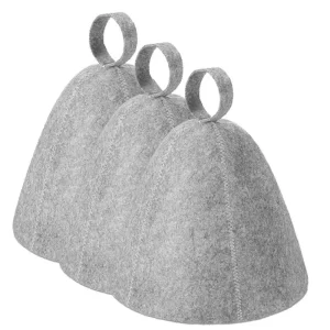 Wool Felt Sauna Hat – Thickened Head Cover for Sauna Sessions