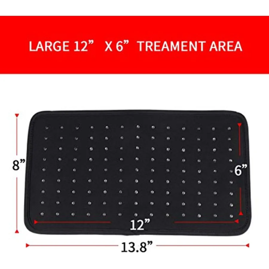 Red Light Therapy Belt – Infrared Wrap for Back, Shoulder & Joint Pain - size and dimensions