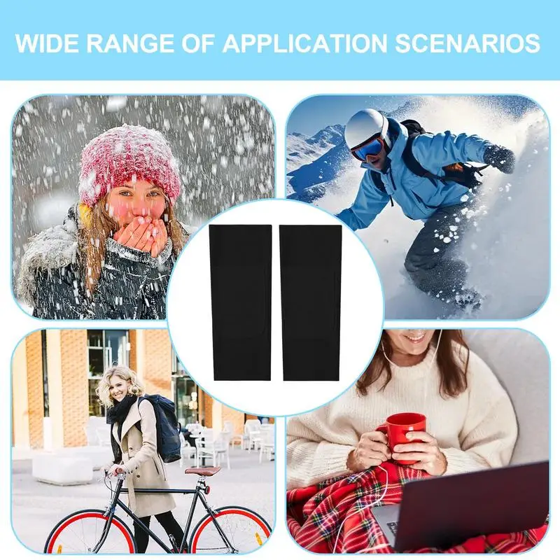 Winter Knee Warmers – Elastic Thermal Knee Brace for Cycling & Outdoors - alternate view