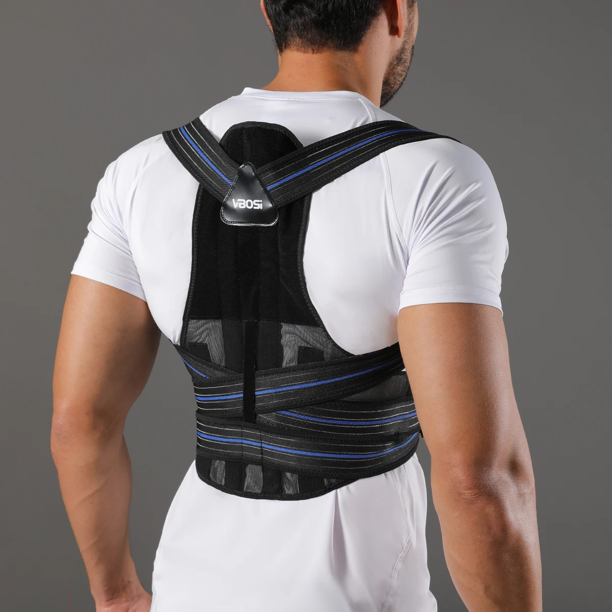 Adjustable Back Support Posture Corrector – Lumbar & Shoulder Brace - packaging