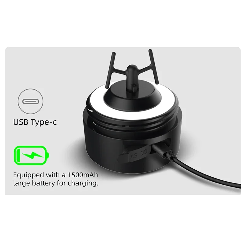 Electric Protein Shaker Bottle 700ml – USB-C Rechargeable Self-Stirring Mixer - size and dimensions