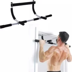 Doorway Pull-Up Bar – 330 lb Capacity, Portable Upper Body Trainer