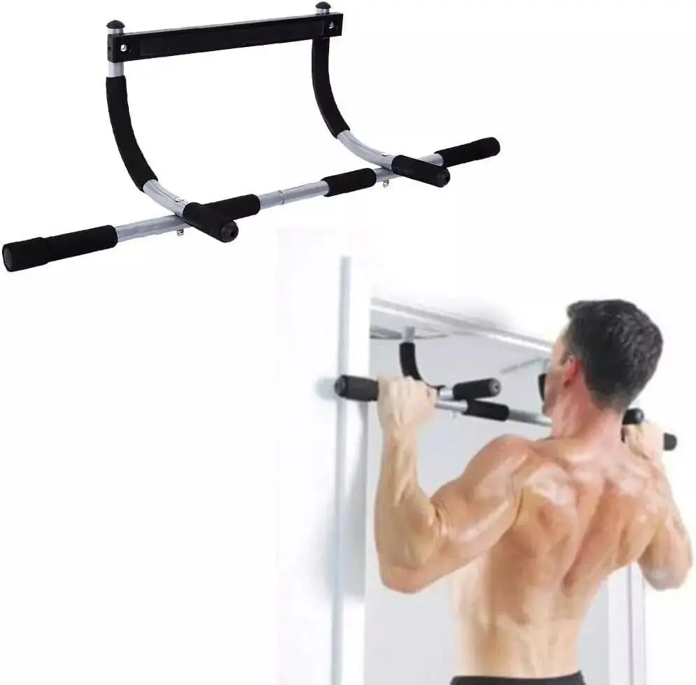 Doorway Pull-Up Bar – 330 lb Capacity, Portable Upper Body Trainer