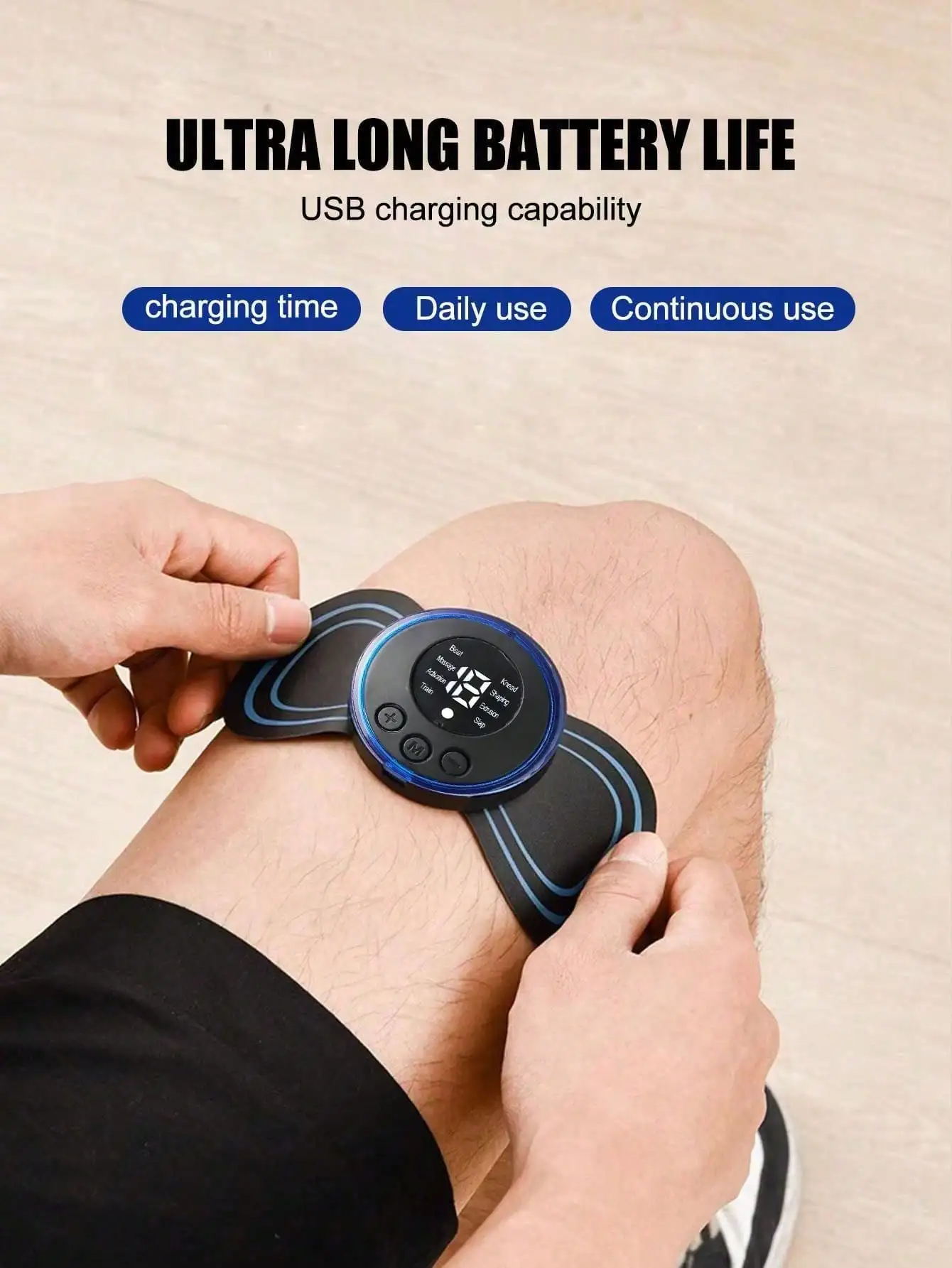 Electric Neck Massage Pads – Shoulder & Neck Relief Stimulator - alternate view