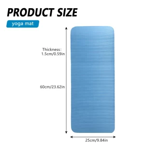 NBR Knee & Elbow Pad 60x25x1.5cm - Thick Cushion for Yoga & Planks