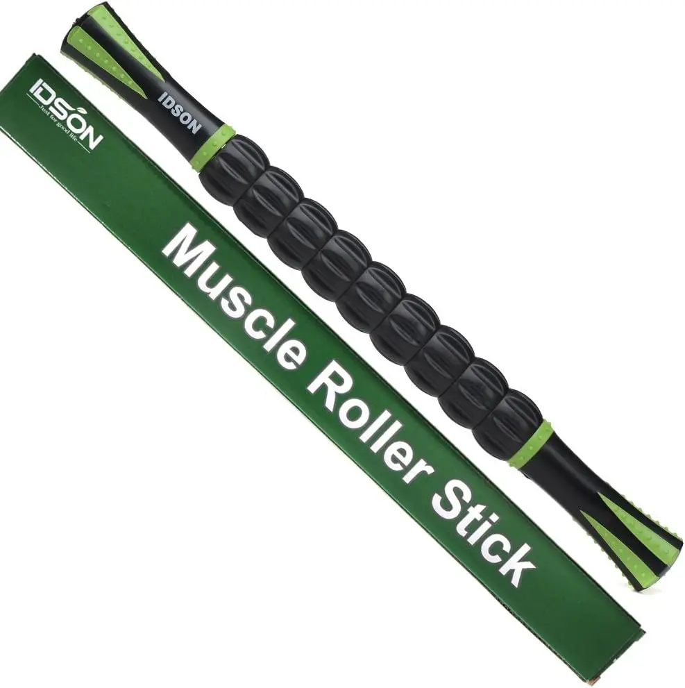 Muscle Roller Stick for Athletes – Handheld Body Massage Roller