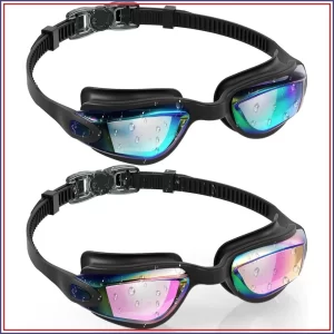 Kids Swim Goggles 2-Pack – Anti-Fog, UV Protection, Ages 3–14