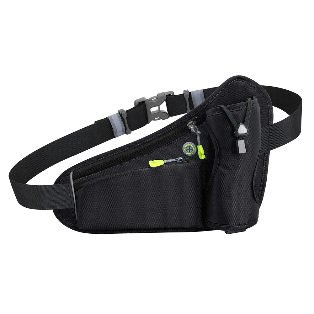 Running Waist Bag with Water Bottle Holder – Hydration Belt for Phone & Keys - packaging