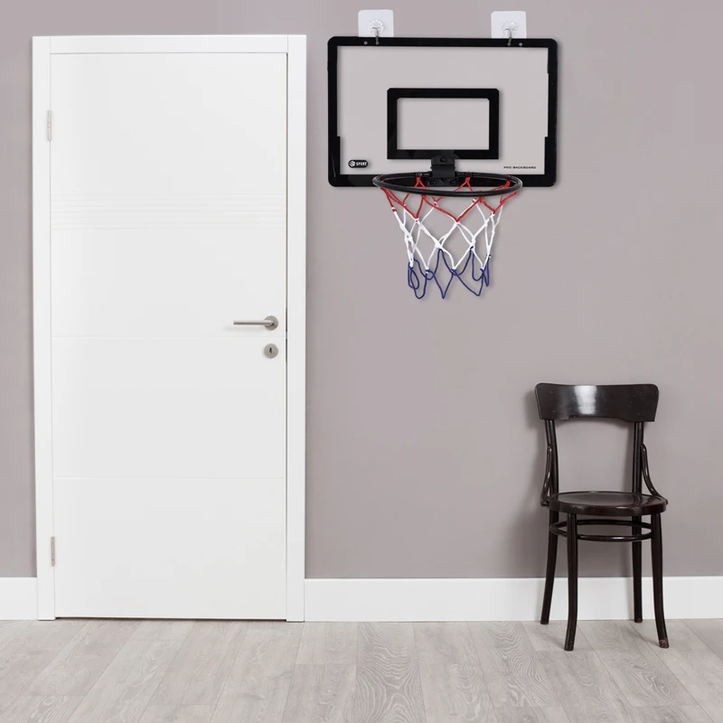 Mini Basketball Hoop for Door or Wall – Indoor Shooting Game Set for Kids & Adults - close-up detail