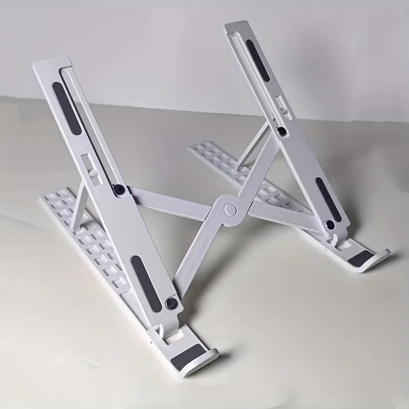 Adjustable Laptop Stand – Foldable, 10 Height Settings for Neck & Posture - color options