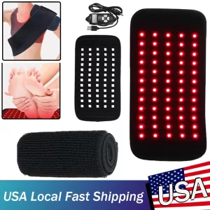 Infrared Light Therapy Pad – Portable Heat Wrap for Back, Knee, Hands & Feet