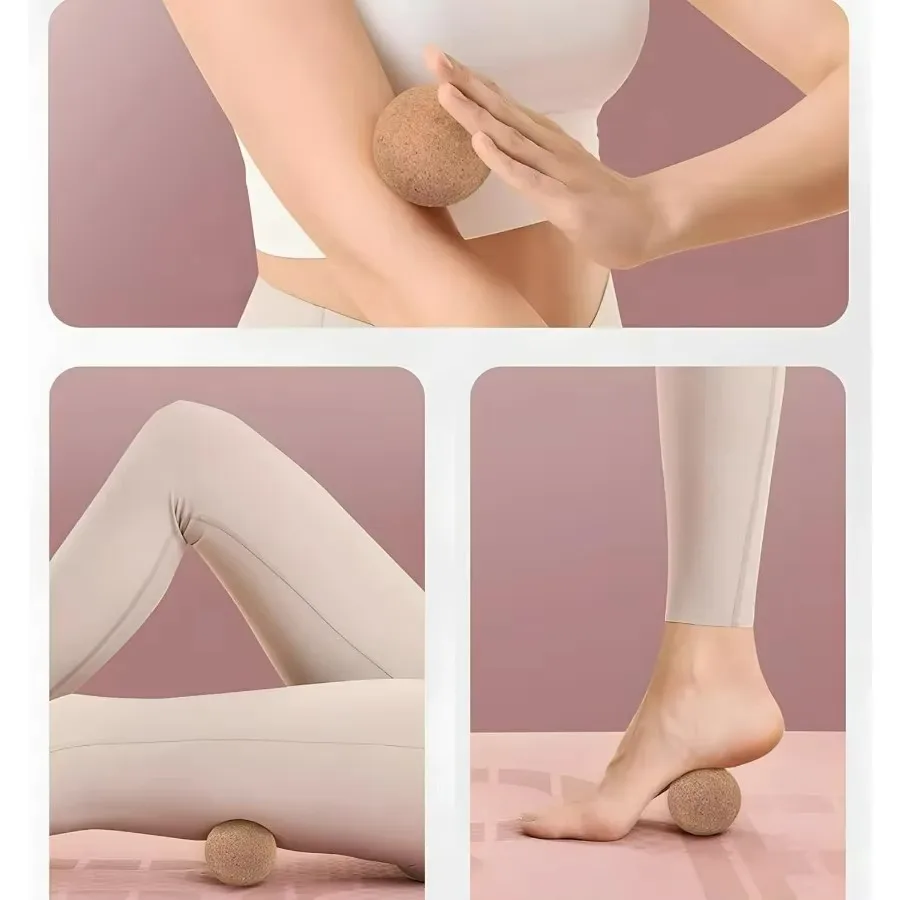 Cork Massage Balls 2-Pack – Trigger Point Release for Back & Shoulders - alternate view