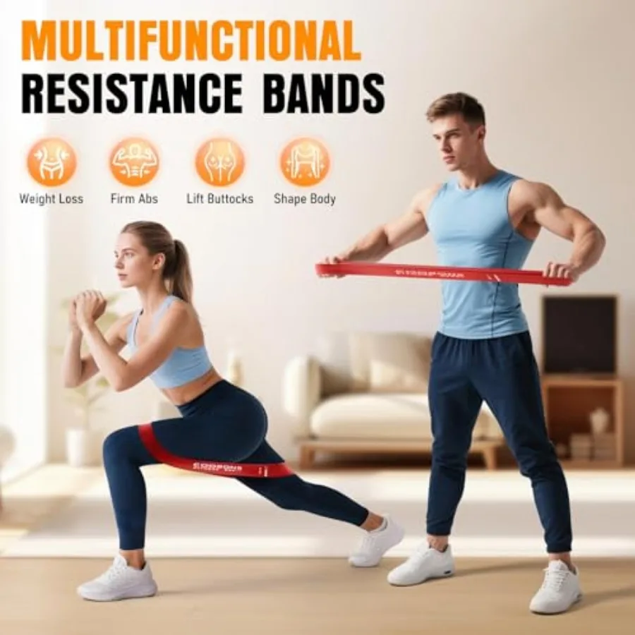Resistance Bands for Working Out – Elastic Exercise Bands for Home Gym - close-up detail