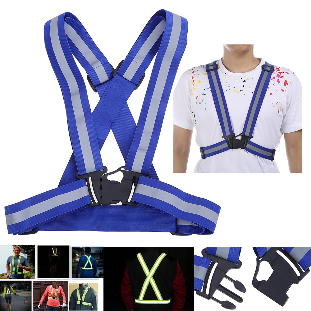 Reflective Bands & Vest Set – High-Visibility Straps for Night Running - view 14