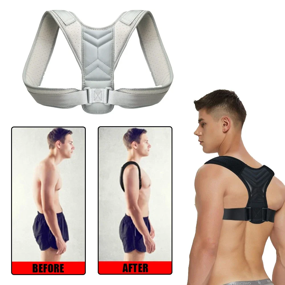 Adjustable Posture Corrector – Neck, Shoulder & Back Support Brace - close-up detail