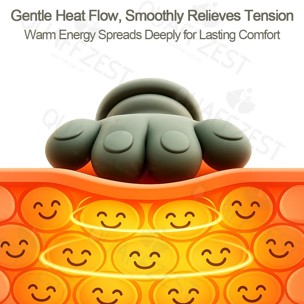 Bionic Finger Neck & Shoulder Massage Shawl – Cordless Kneading Massager - size and dimensions