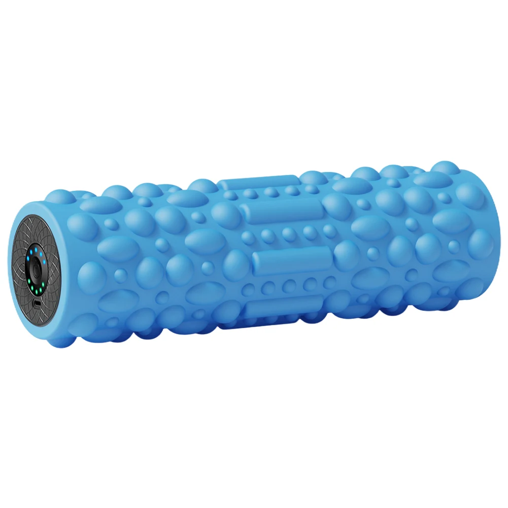 Electric Vibrating Foam Roller – Rechargeable 5-Speed Deep Tissue Muscle Roller - packaging