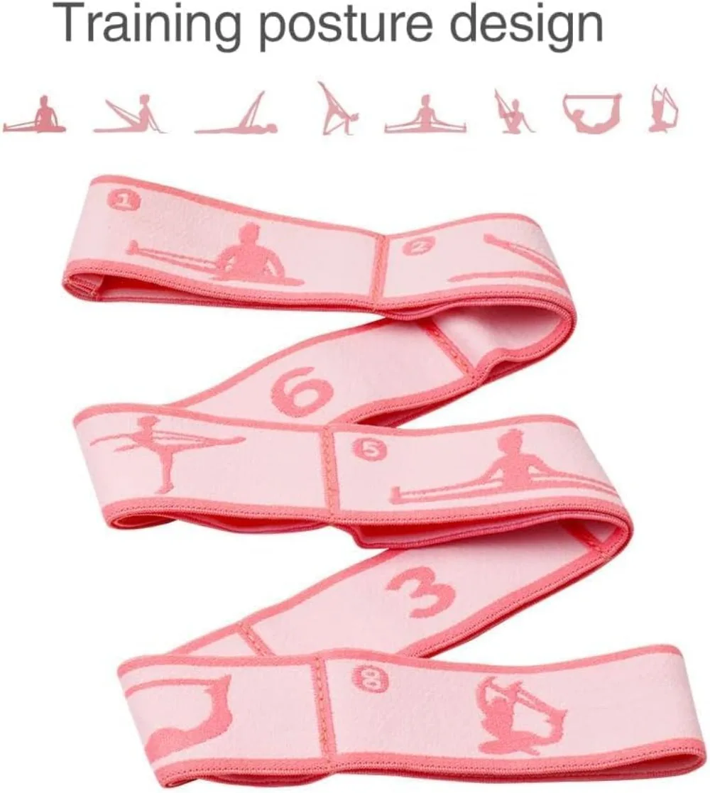 8-Loop Stretching Straps – 2pc Adjustable Yoga Flexibility Set - alternate view