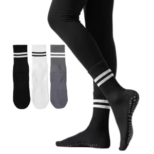 Non-Slip Pilates Grip Socks for Women – Barre, Yoga & Studio Athletic Socks