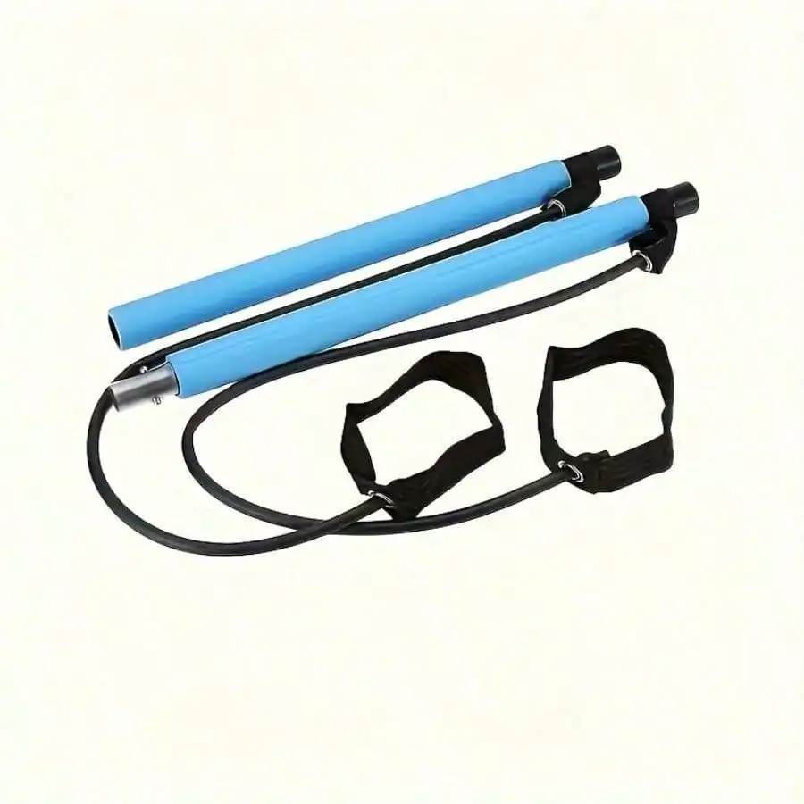 Pilates Bar Kit with Resistance Bands – Portable Home Pilates Set - color options
