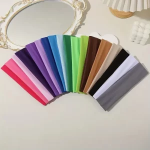 Knitted Sports Headband – Elastic Hair Band for Yoga & Running