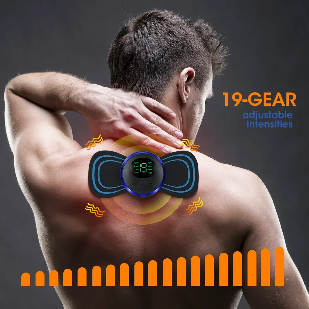 Electric Neck Massager – EMS Muscle Stimulator for Neck & Shoulders - alternate view