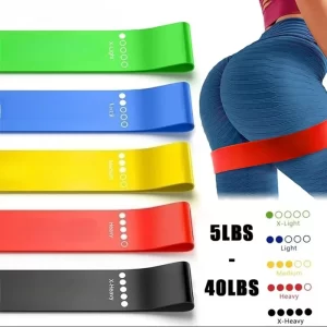 Resistance Loop Band Set – Glute, Hip & Leg Training Bands, 5 Levels