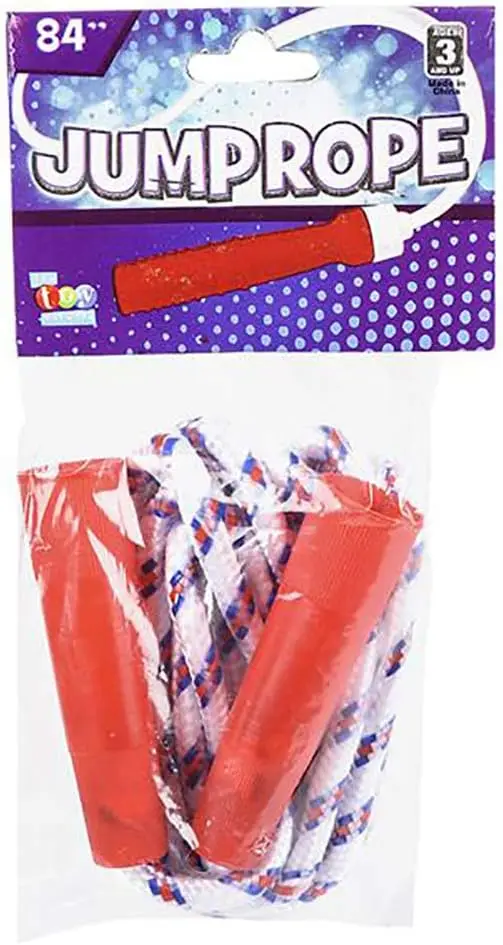Durable Nylon Jump Ropes for Kids 84" Long 12 Pack Indoor - alternate view