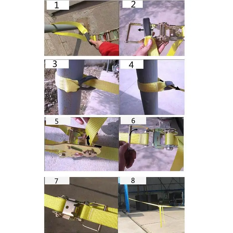 Slackline Kit – Wear-Resistant Balance Training Line for Backyard & Outdoors - alternate view