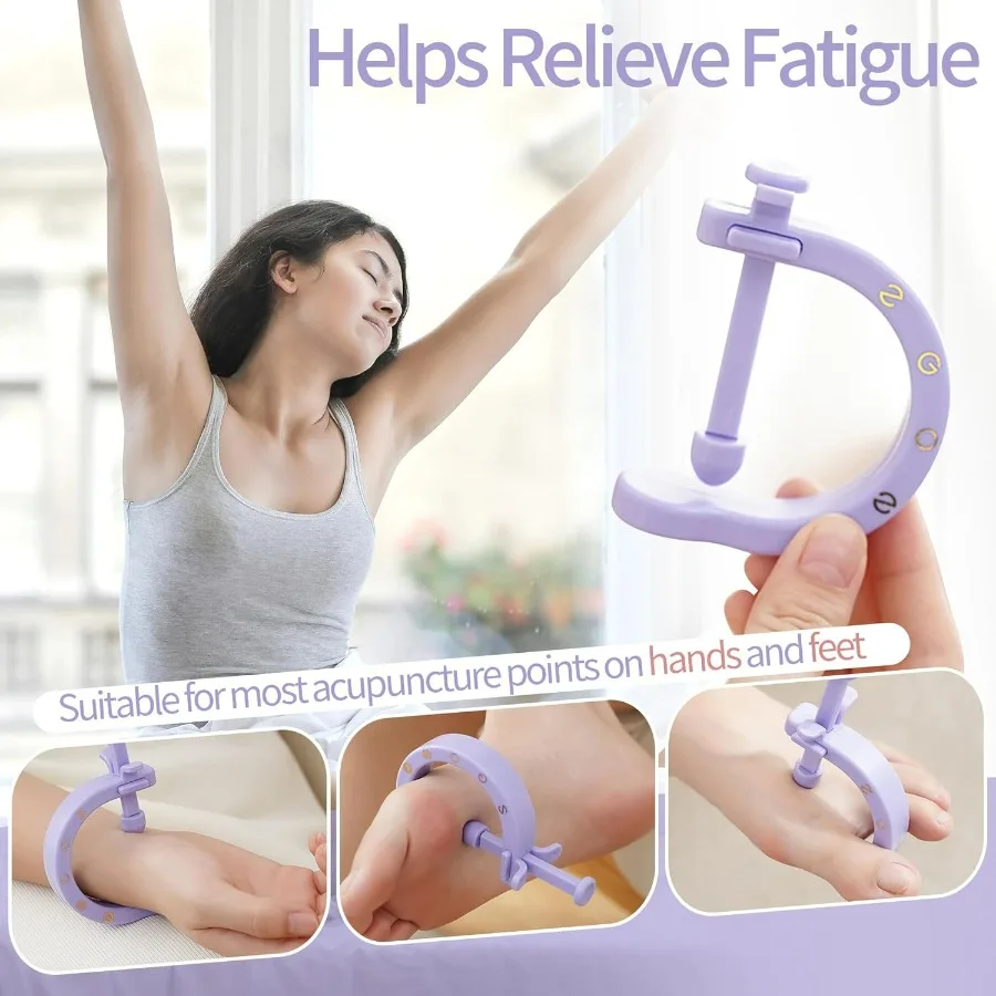 Acupressure Clip – Adjustable Trigger Point Tool for Hand, Foot & Ear - alternate view