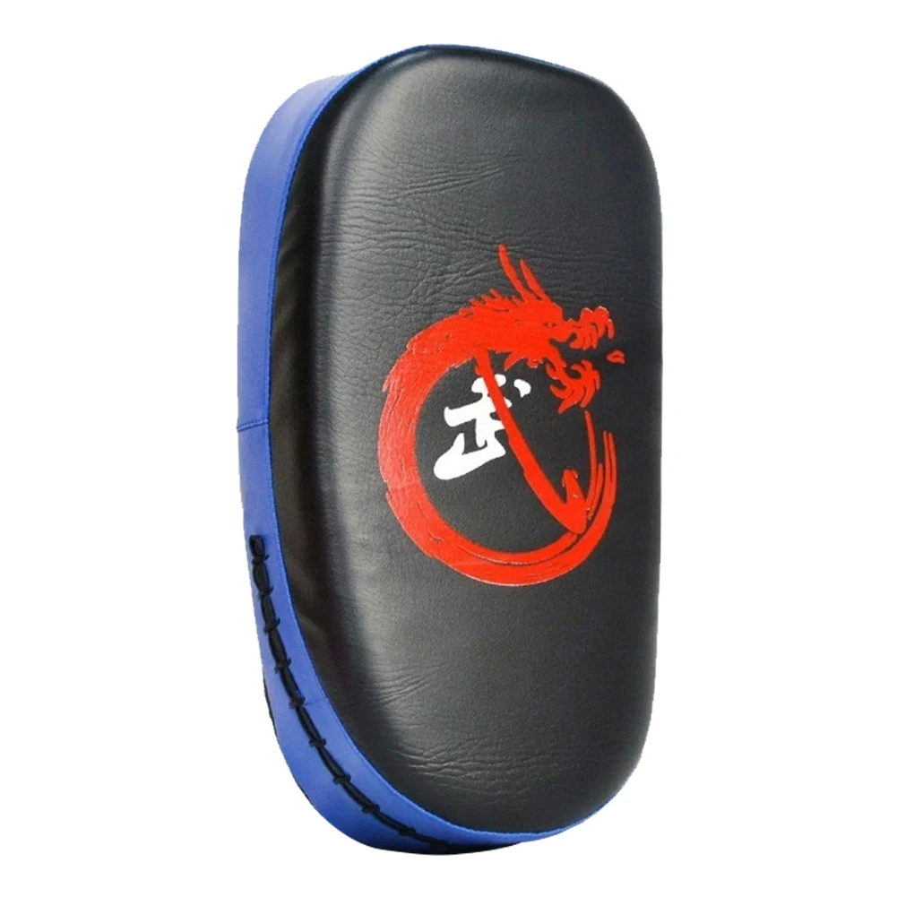 Curved Kick Pad – PU Leather Hand & Foot Target for Muay Thai & Taekwondo - packaging