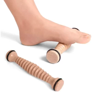 Wooden Foot Massage Roller – Reflexology Relief Tool