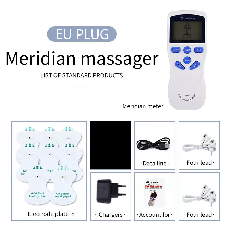 8 Modes EMS Dual Channel Massager Tens Machine Body Massage Full - view 11